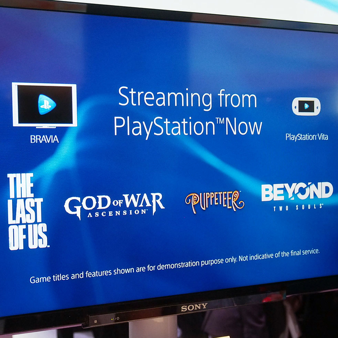 Sony bravia hot sale playstation now